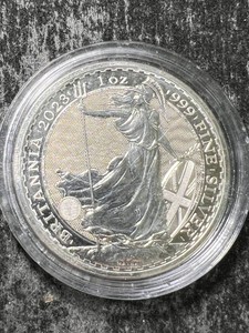 2023 BRITTANIA 1 TROY OZ .999 FINE SILVER IN AIRTITE