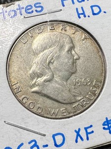 1963-D US FRANKLIN HALF DOLLAR
