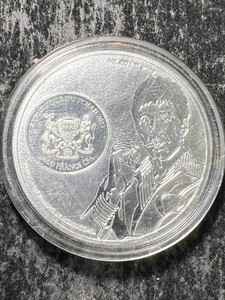 1 TROY OZ .999 FINE SILVER SCARFACE ROUND IN AIRTITE