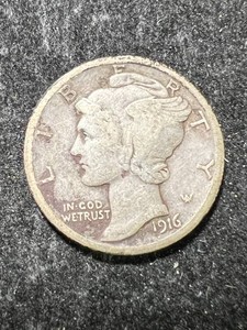 1916-S US MERCURY DIME
