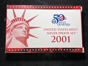 2001 US MINT SILVER PROOF SET