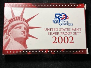 2002 US MINT SILVER PROOF SET