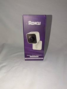 Roku Outdoor Wired Camera SE  1080p Smart Home Security Camera in Retail Box