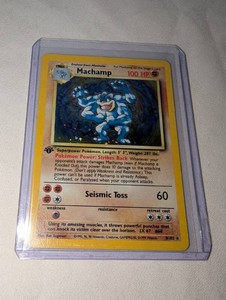 Pokmon Machamp 1st Edition Holo #8102  1999 Base Set