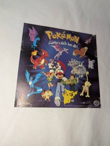 Vintage 1999 Pokmon Gotta Catch Em All Scorpio Poster  Pikachu & Ash