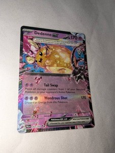 Pokmon Dedenne ex 093193  Paldea Evolved Tera Holo Double Rare