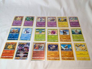 18 Pokmon Cards  Aerodactyl VSTAR 093196, Pikachu, Victini & Reverse Holos