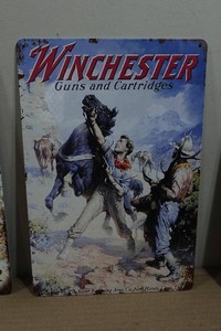 Vintage Style Metal Sign - Winchester
