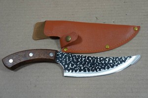 Viking Knife Co 9.5 Hammered Carbon Steel Knife