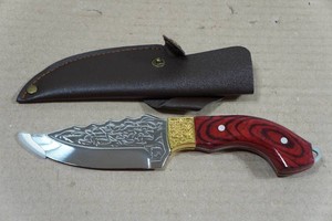 Viking Knife Co Etched Blade 8.25 Collectors Knife