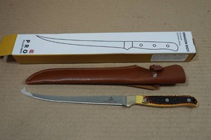 14 Professional Grade Fillet Knife with Stag Horn Handle