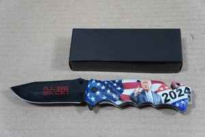 Trump Ill Be Back 9 Folding Knife