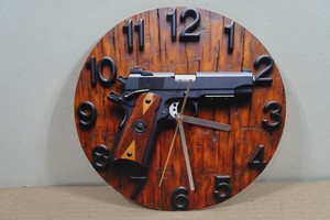 Colt 45 Pistol Clock