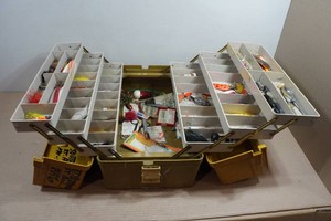 Tackle Box with Assorted Fishing Lures
