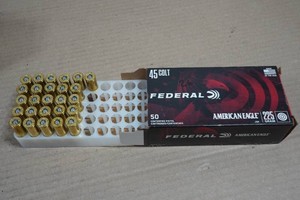 26 Federal American Eagle .45 Colt 225 Gr JSP Ammo