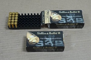 65 Sellier & Bellot .380 Auto9mm Browning Court 92 Gr FMJ Ammo