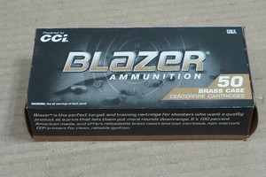 50 CCI Blazer Brass 9mm 124 Gr FMJ Ammo