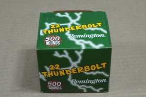 500 Remington 22 Thunderbolt .22 LR 40 Gr LRN Ammo