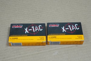 40 PMC X-Tac 5.56mm 55 Gr FMJ-BT Ammo