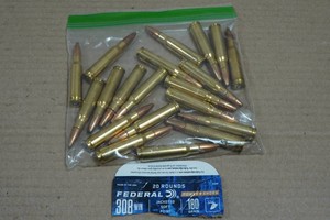 20 Federal Power-Shok .308 Win 180 Gr JSP Ammo