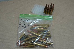 Assorted Rifle Ammo - .30-30 Win, 7.62 x 39mm, 7mm Mauser, .223 Rem
