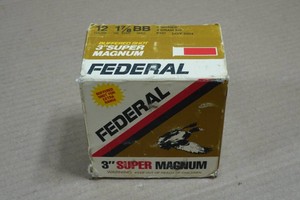25 Federal 12 Gauge 3 Super Magnum BB Shot Shotshells