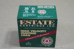 25 Estate 16 Gauge 2-34 6 Shot Shotshells