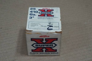 25 Western Super-X .410 Bore 3 7-12 Shot Shotshells