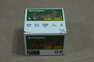 20 Remington Game Loads .410 Bore 2-12 6 Shot Shotshells
