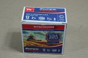 25 Winchester Super Target 12 Gauge 2-34 Heavy Target 8 Shot Shotshells