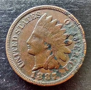 1887 Indian Penny