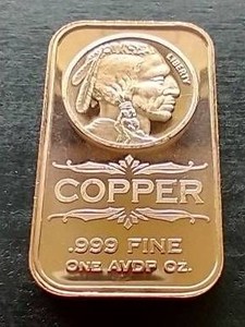 1 Oz Copper Bar