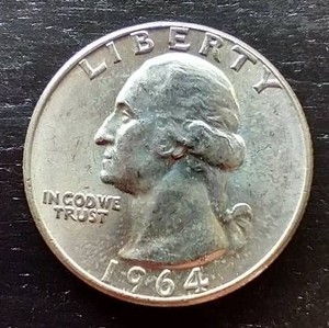 1964 Washington Silver Quarter