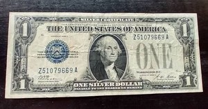 1928 Silver Certificate $1 Note