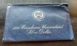 1972 Uncirculated Eisenhower Silver Dollar