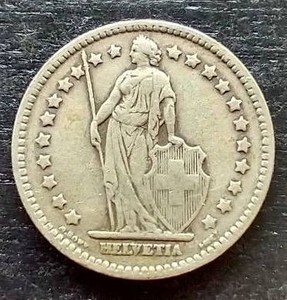 1920 Switzerland Silver 1 Franc