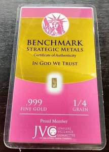14 Grain .999 Gold Bar