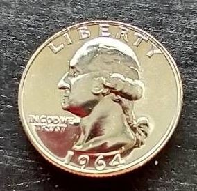 1964 Proof Washington Silver Quarter