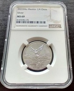 2023 Mexico 14 Oz Silver Libertad - NGC MS69