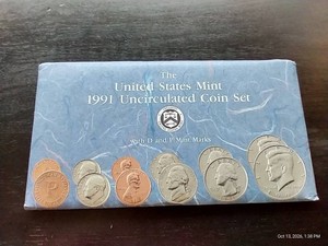 1991 U.S. Mint Uncirculated Set