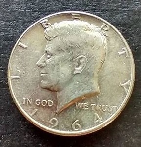 1964 Silver Kennedy Half Dollar