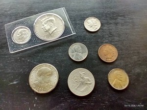 Mixed US Coin Lot - Uncirculated, Mercury, WheatIndian Pennies, Etc