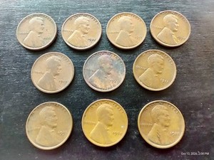 (10) Wheat Pennies - All Pre-1930