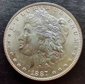 Beautiful 1887 Morgan Dollar