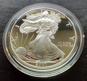 2001-W Proof American Silver Eagle