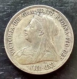 1900 United Kingdom Silver 1 Shilling