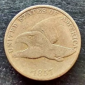 1857 Flying Eagle Penny