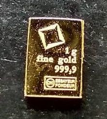 Valcambi Suisse 1 Gram Gold Bar