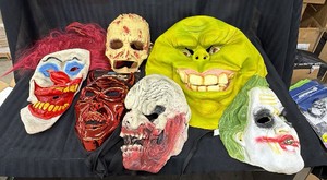 Large lot of Halloween Masks