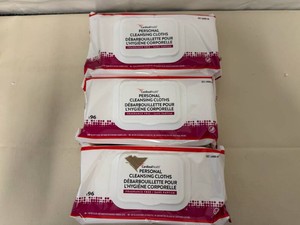 3x Personal Cleansing Cloths